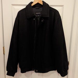 London Fog Wool Men's Bomber Jacket Large